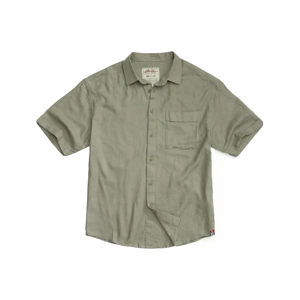 AKCLUB Free Cuba series Рубашка Мужская Армейский зеленый