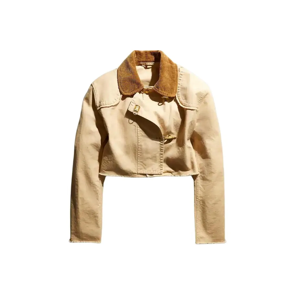 FAY Corduroy collar Cropped Jacket