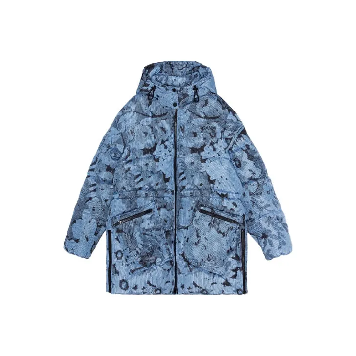 GANNI Синий Женские Пуховики