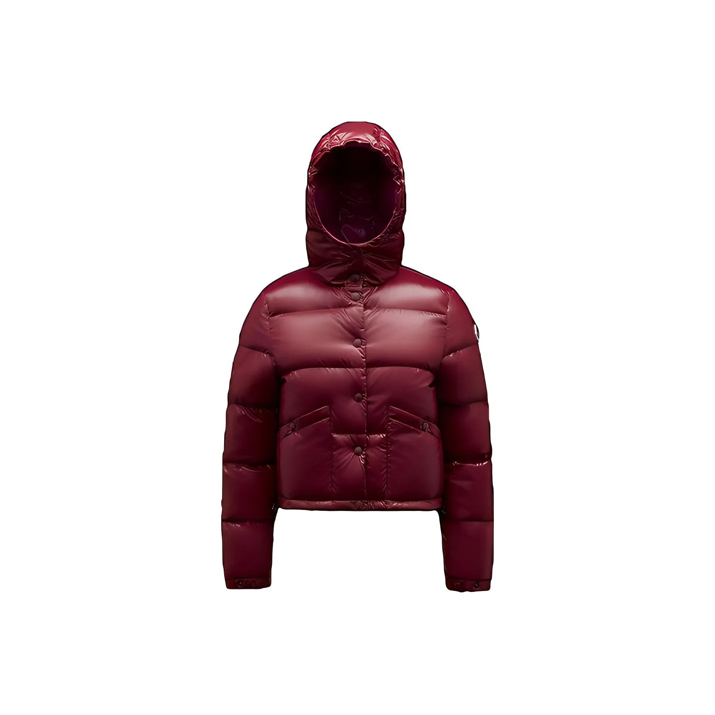 Moncler Women's Bardanette Short Down Jacket Garnet Red