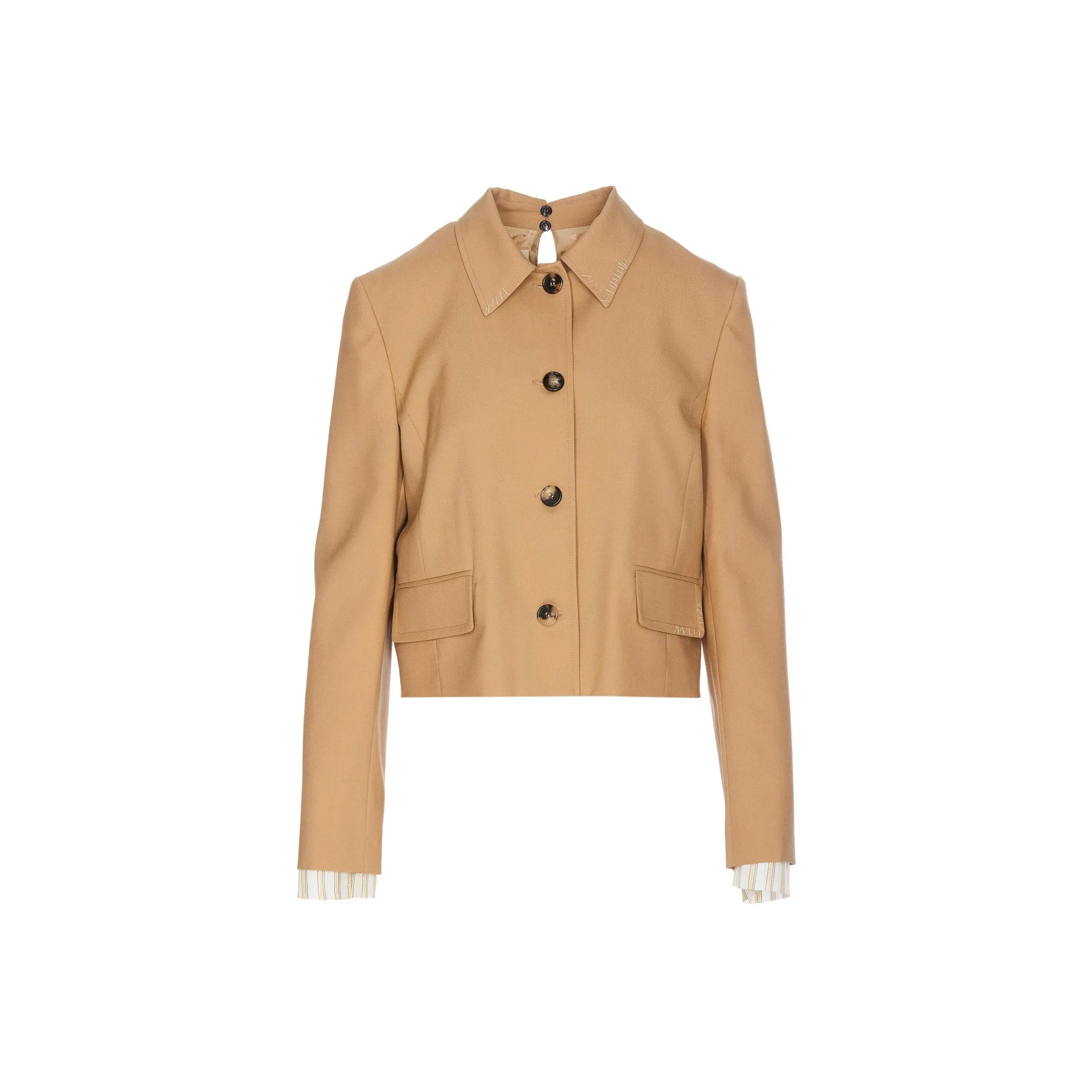 MARNI Single Breasted Cropped Blazer