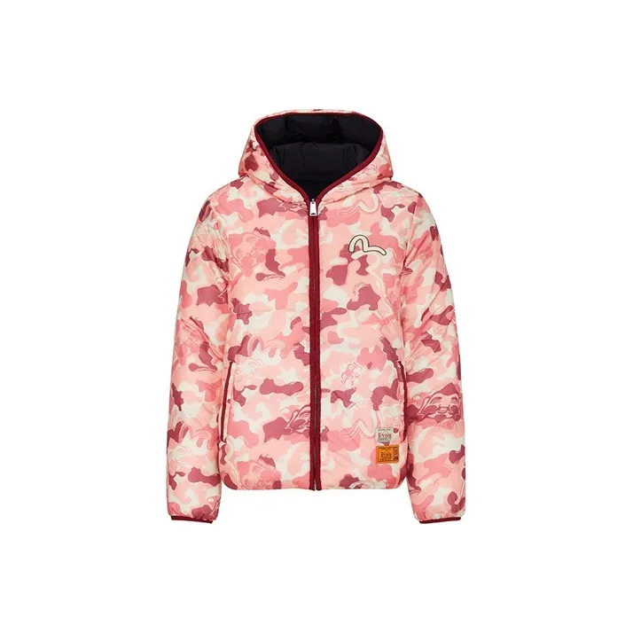 EVISU Down Jackets Unisex Black/Colorful