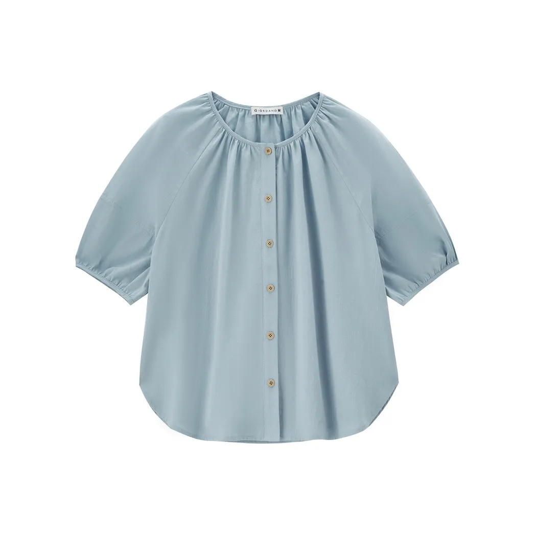 Giordano Рубашка Женская Пыльно-Синий