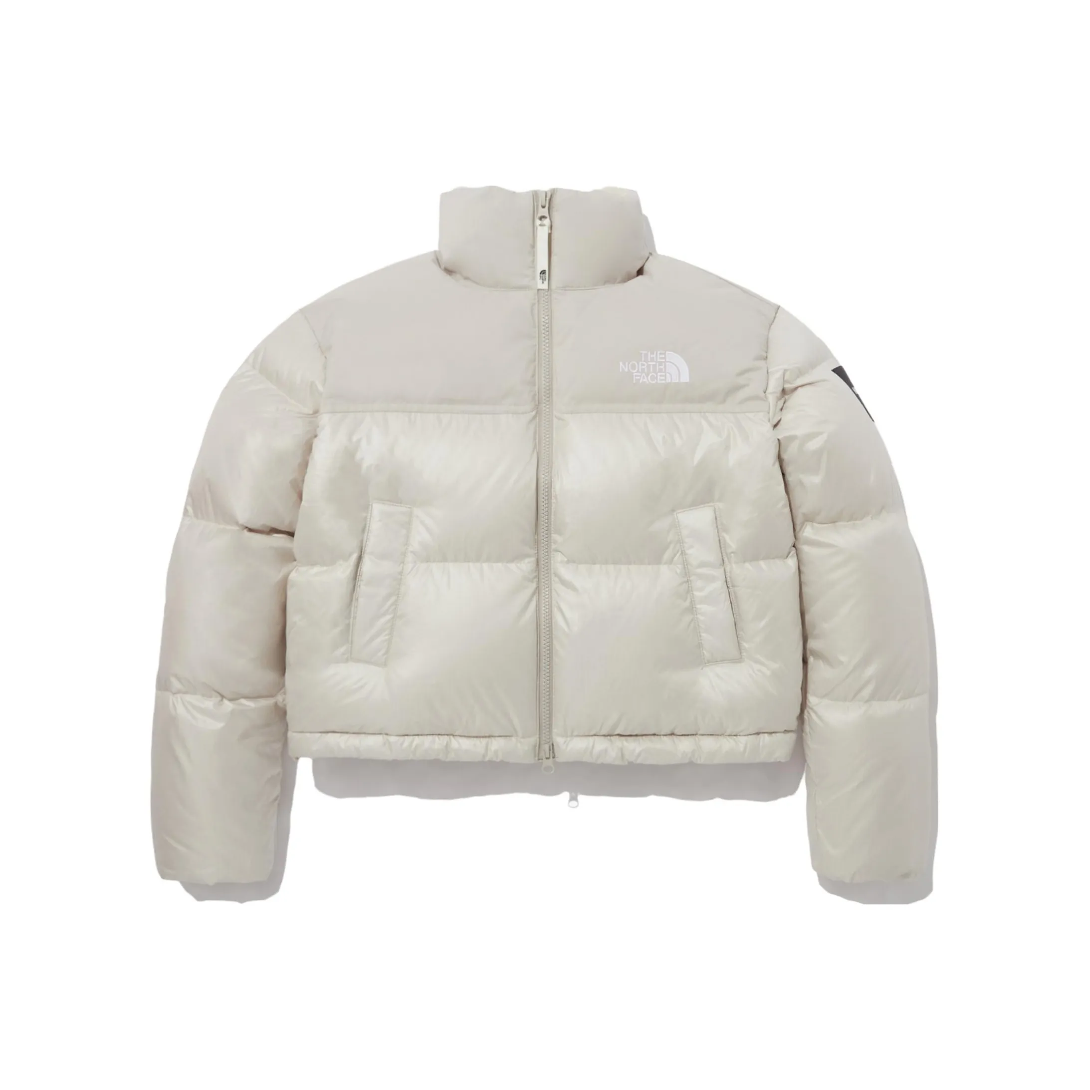 THE NORTH FACE Women's Novelty Nuptse Rds Down Jacket Cream Beige