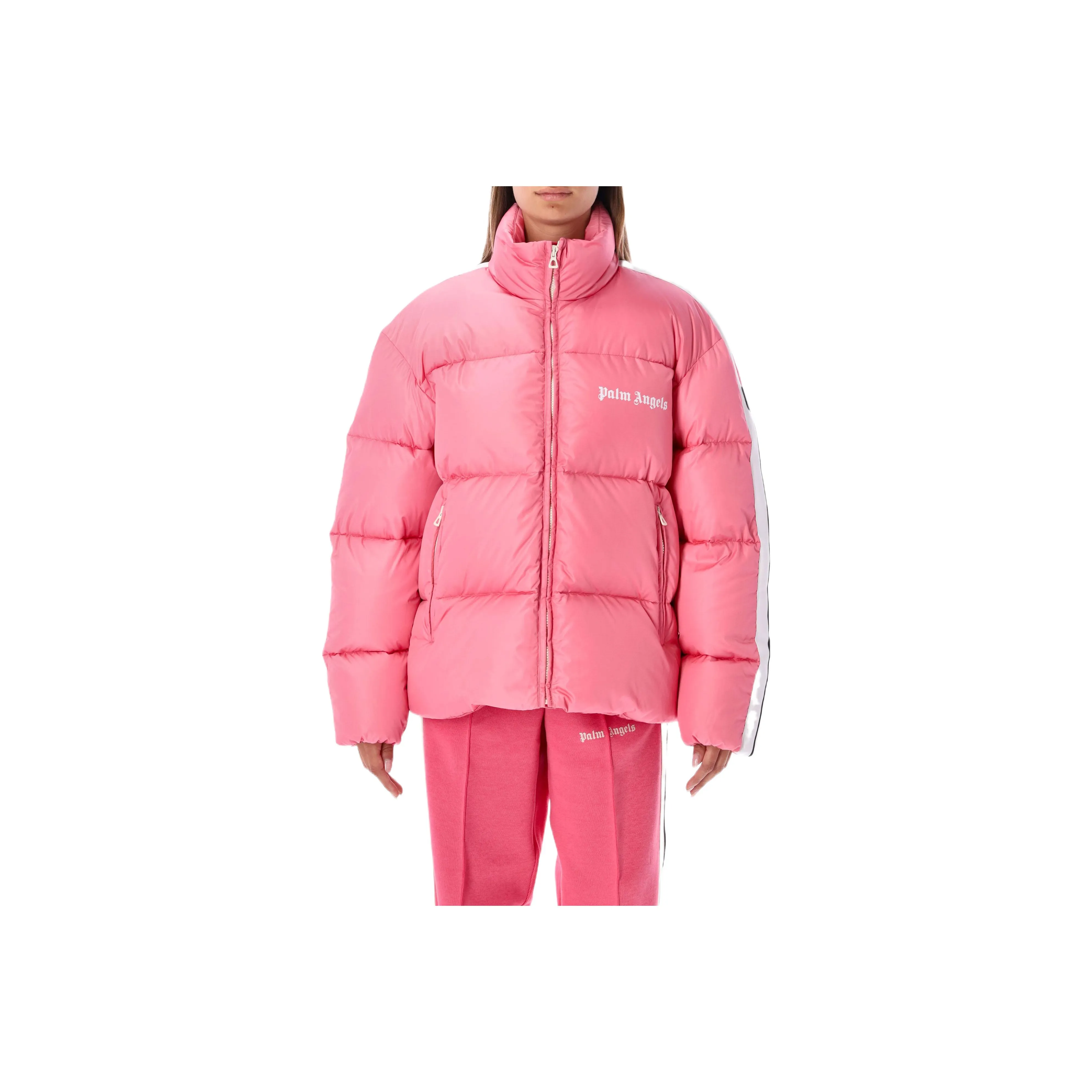 PALM ANGELS Side stripe Puffer Jacket