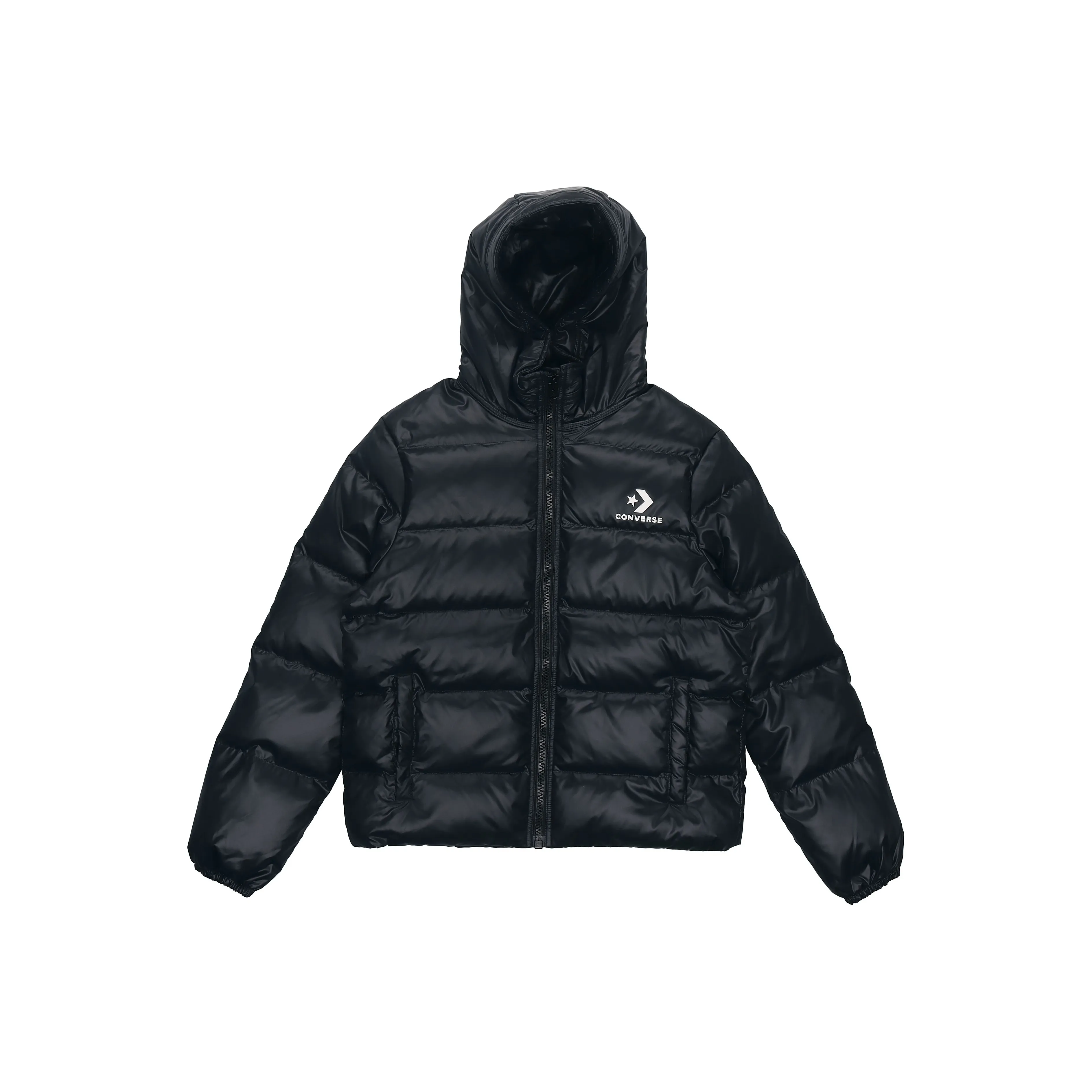 Converse Fill Puffer Winter Down Jacket Men's Black