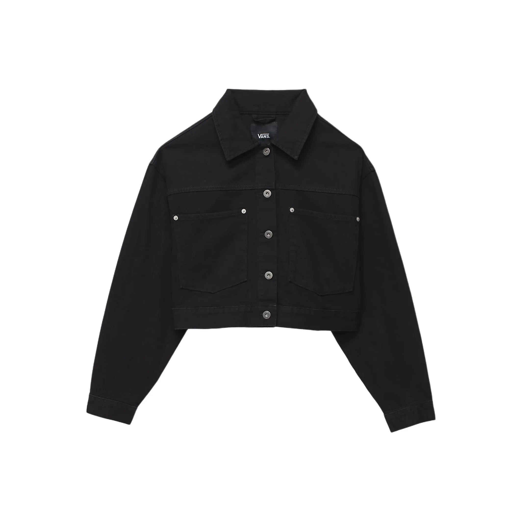 Vans Raynes Crop Trucker Jacket Jackets Coats Women's Black