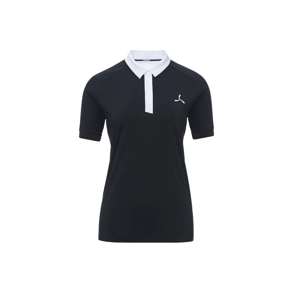 LI NING 1990 Golf Series Polo Shirt Women's Black