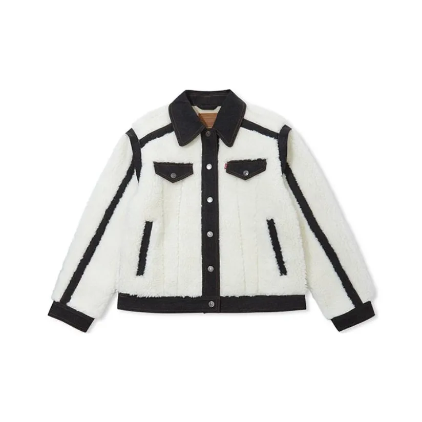 Levis Jackets Women's White