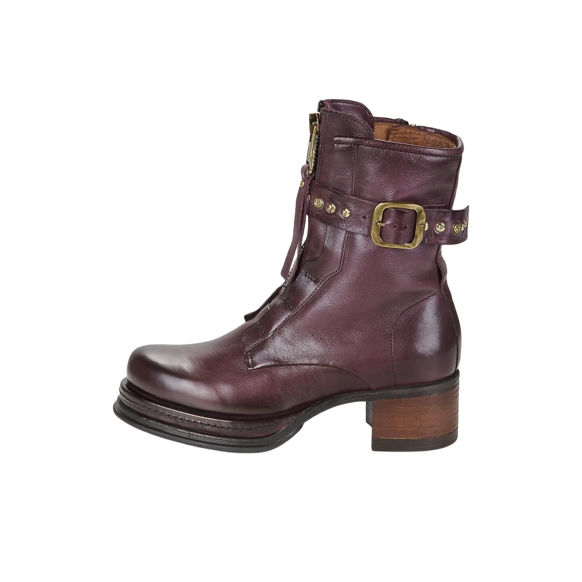 AirStep Ankle Boots 5cm Women
s Burgundy