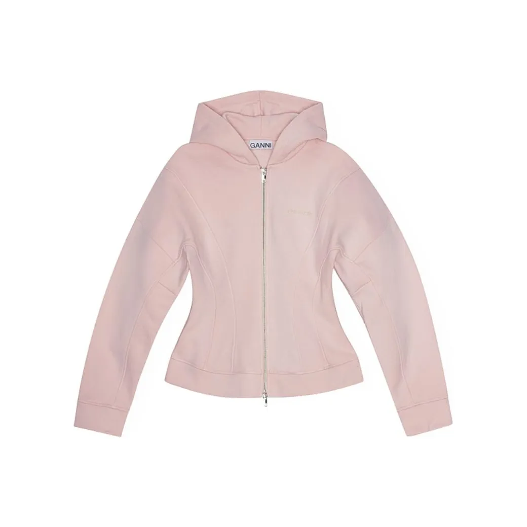 GANNI FW24 Свитшот Женский Песочный Розовый