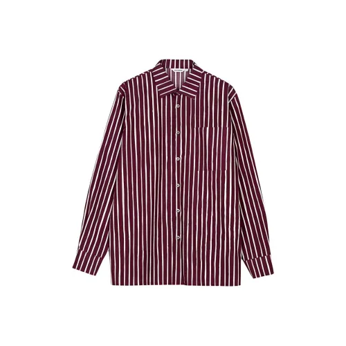 MARIMEKKO Темно-красный, Светло-серый Женские Рубашки