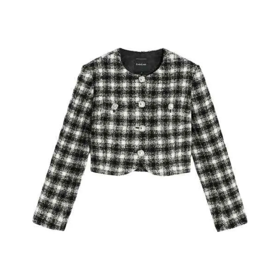 BEBE Куртки Пальто Женские Черный Белый