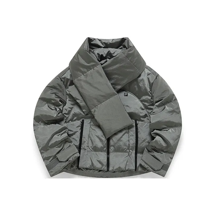 FILA Пуховик Зимний Женский Акула Серый