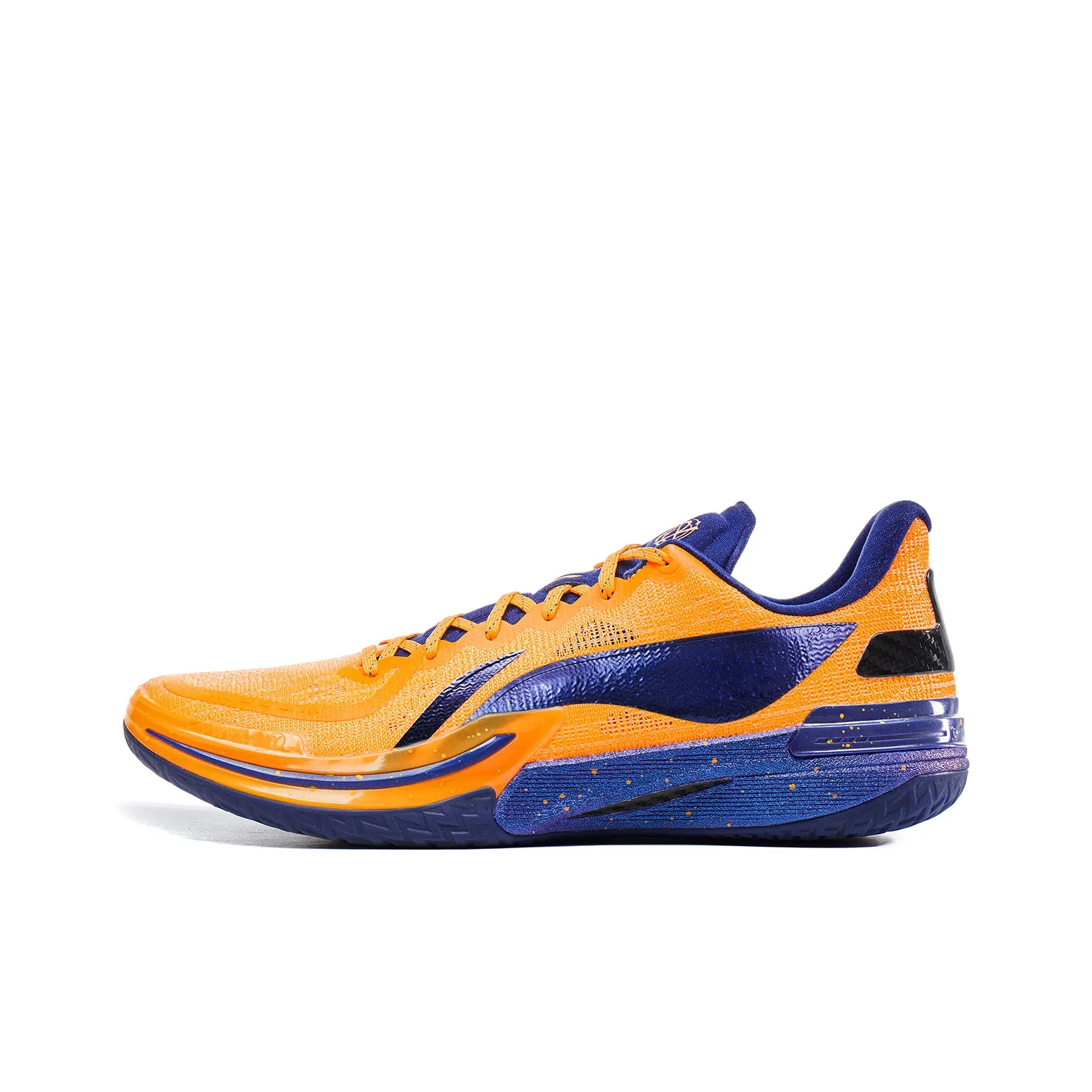 LiNing Gamma Cushioning, Slip Resistant, And Abrasion Resistant Low Top Basketball Manolo Shoes Men's Orange