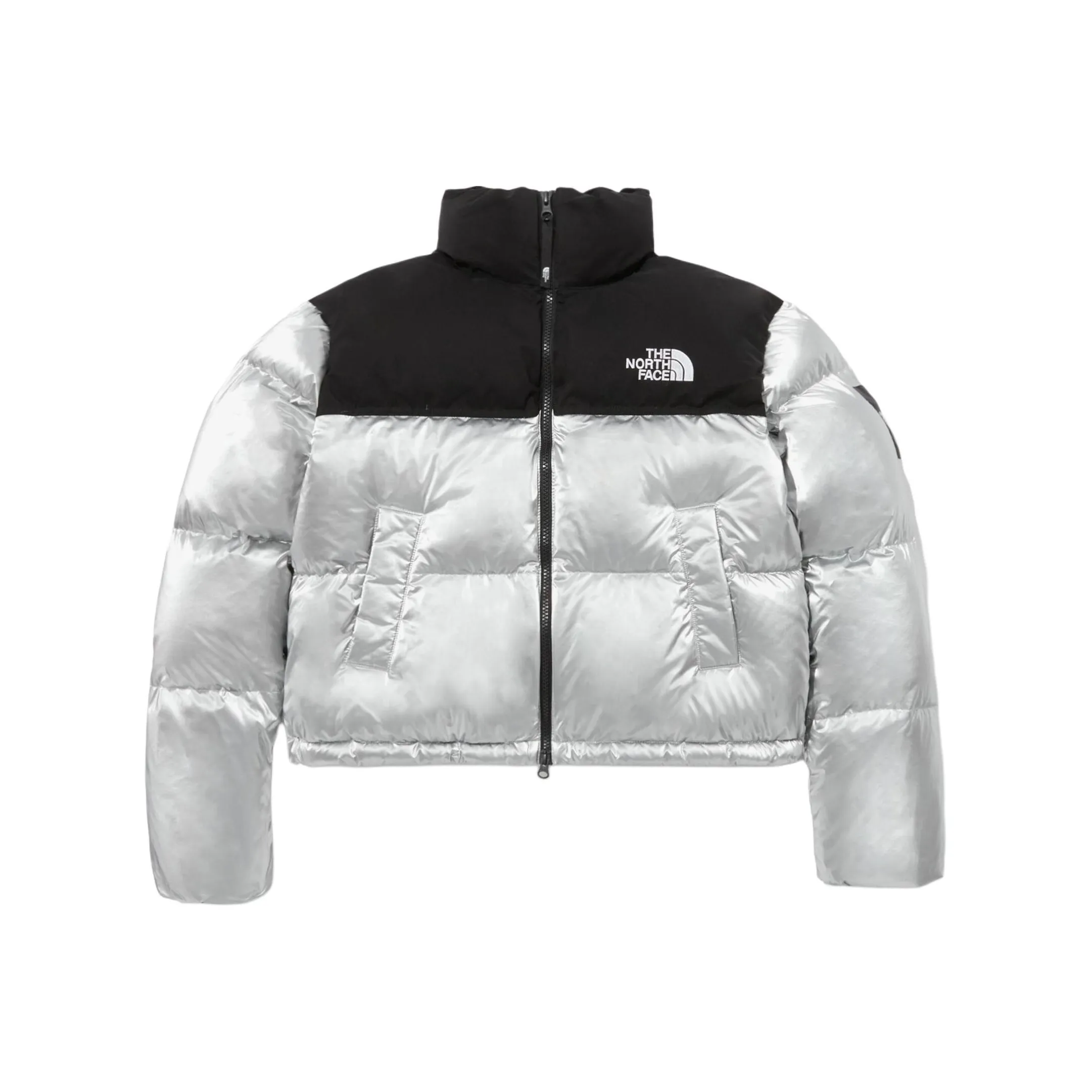 THE NORTH FACE Nuptse Пуховик Женская Серебряная