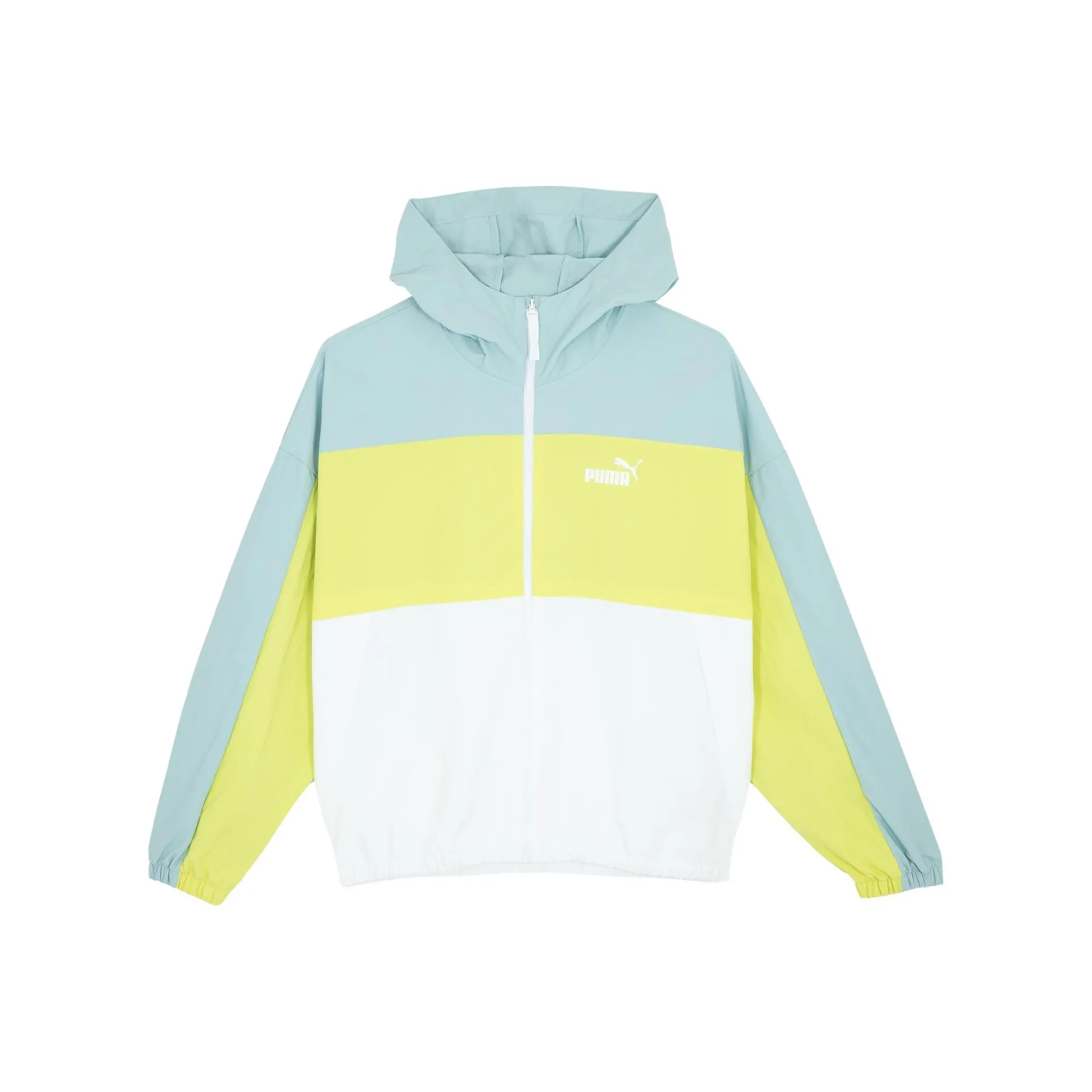 PUMA OVERSIZED С капюшоном Ветровки Пальто Женские Тропический Озерно-голубой