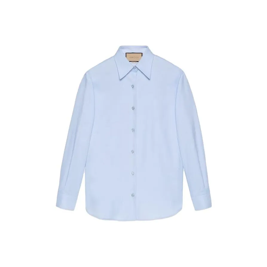 GUCCI Interlocking G Collared Button-Up Shirt