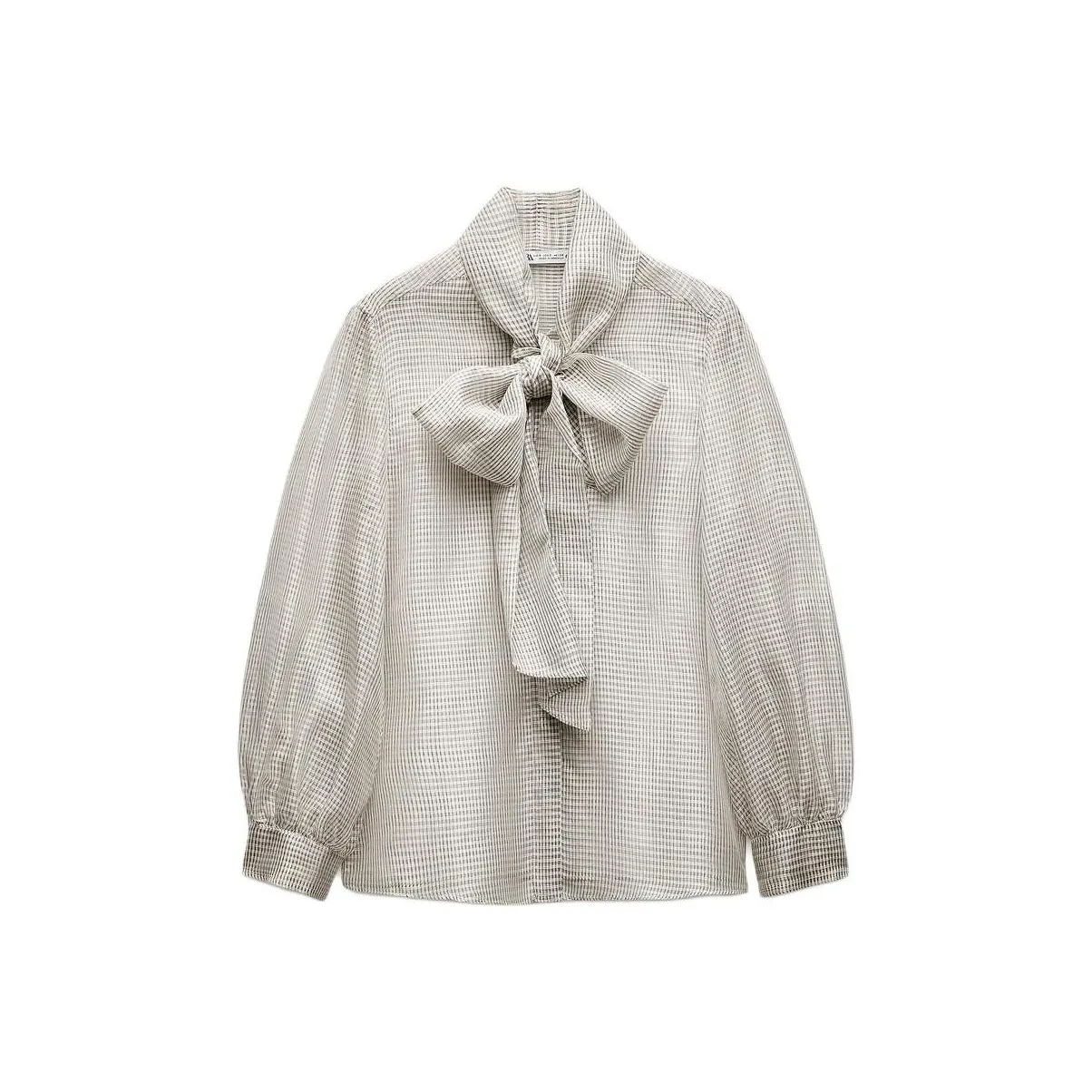 ZARA ZW Series Рубашка Женская Серого цвета