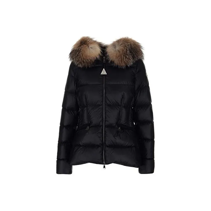Moncler Boed Fur Hood Jacket 'Black'