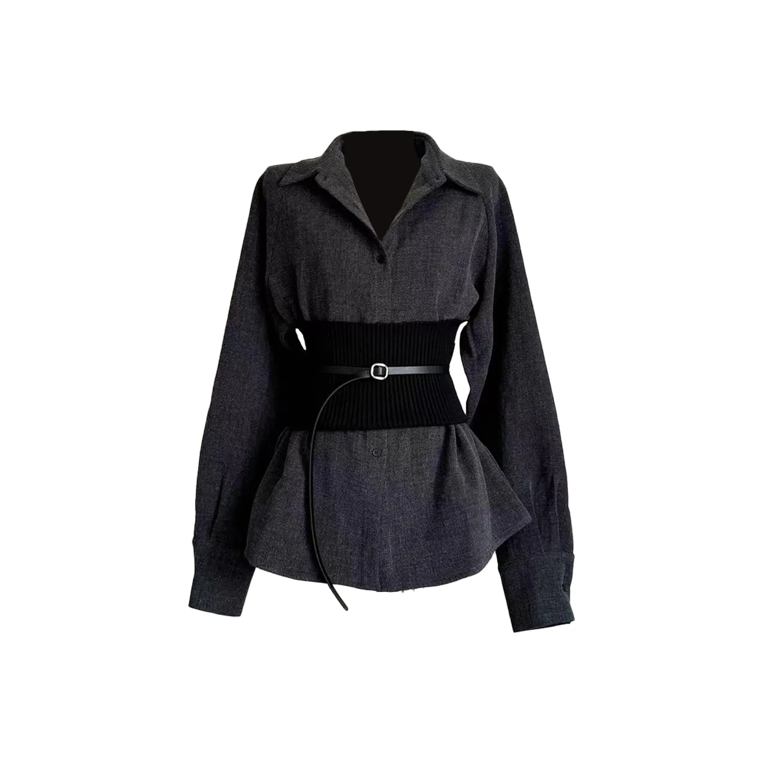 COVER TIME Shirt Women's Dark Gray
