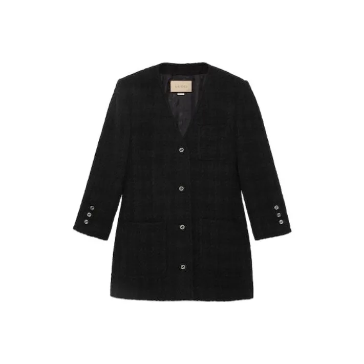 GUCCI Single Breasted Tweed Jacket