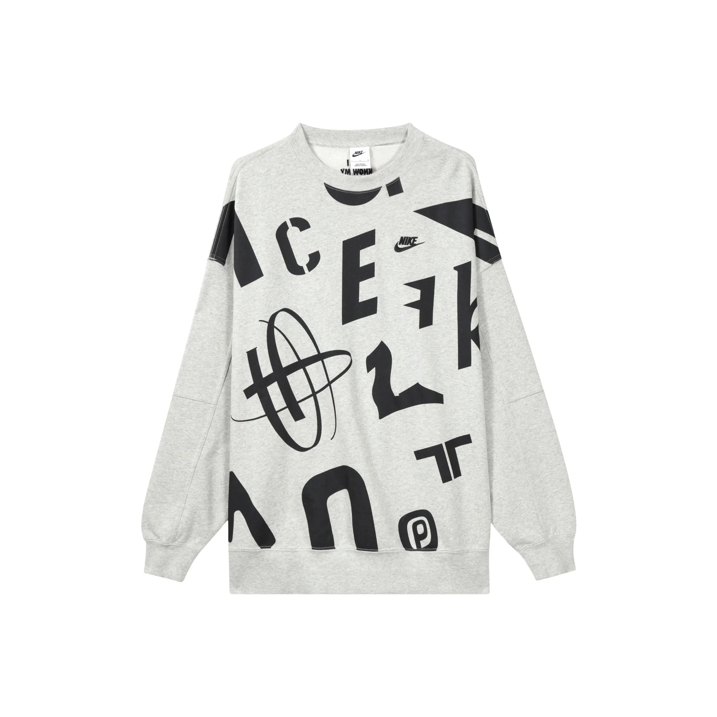 NIKE Серые Женские Свитшоты