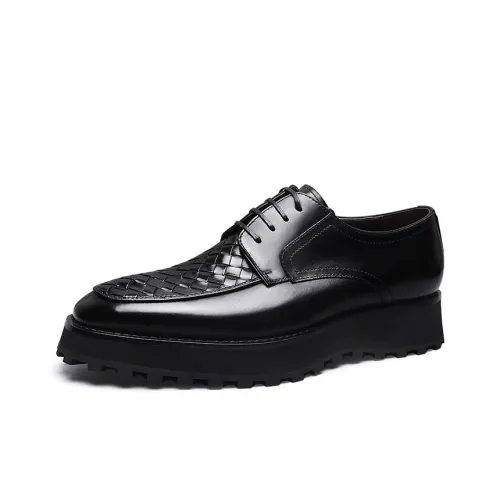 Bansley Мужские повседневные туфли Low Top Черные для мужчин