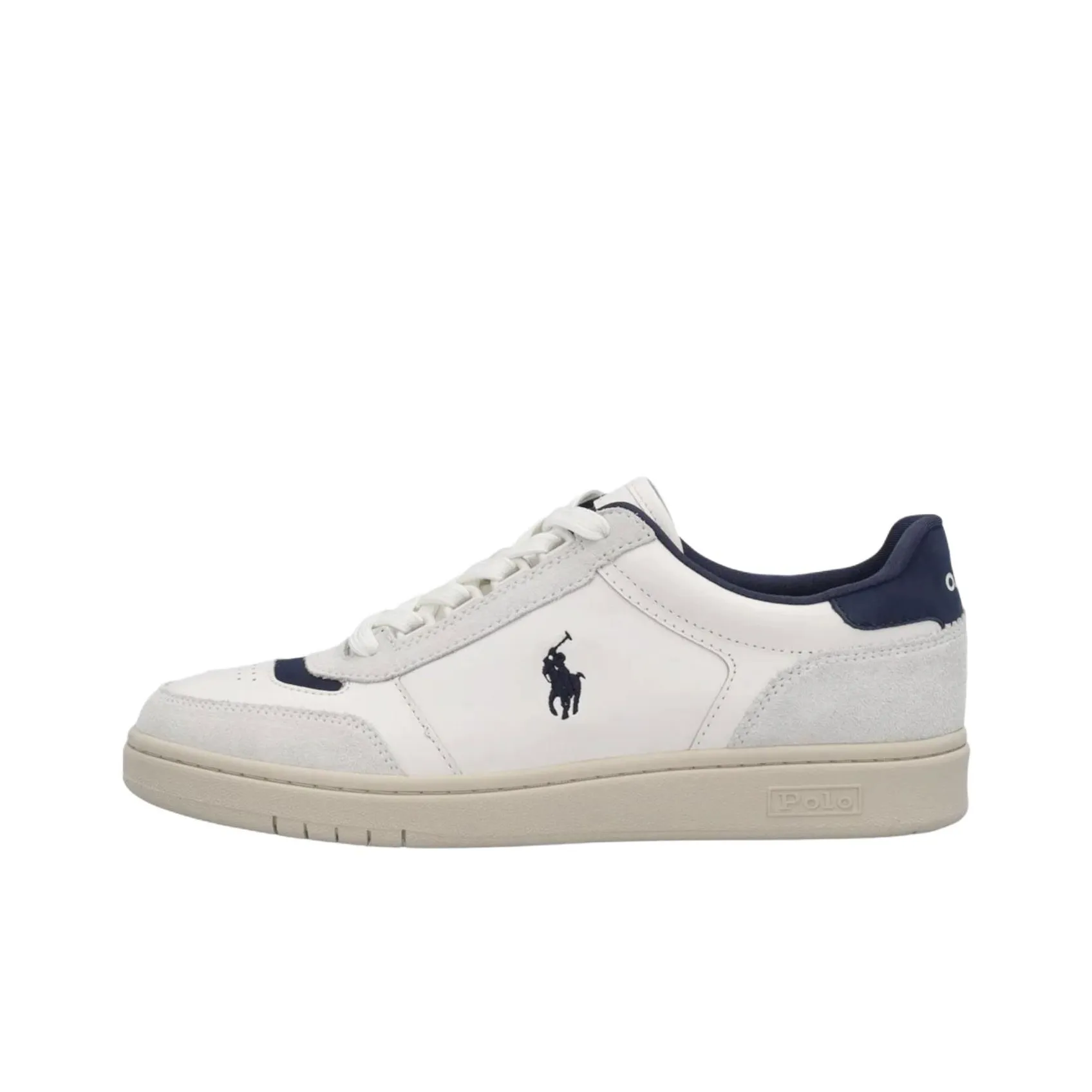 Polo Ralph Lauren Court Low Top Skateboard Shoes Men's White