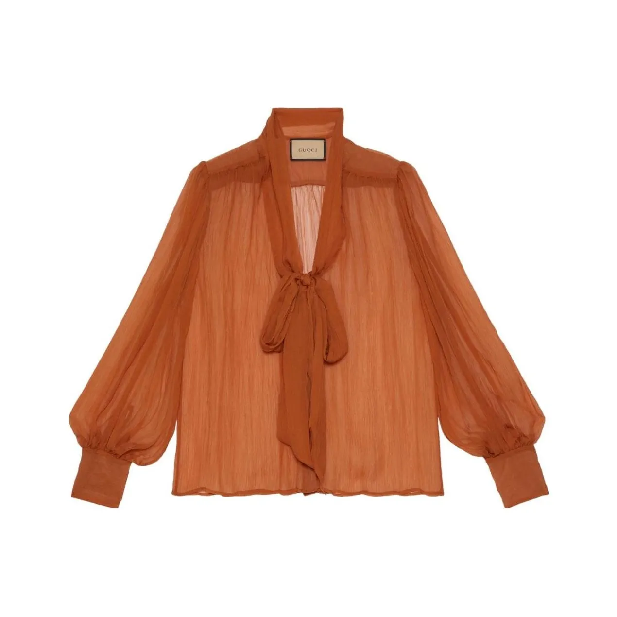 GUCCI Пламенно-оранжевые Женские Рубашки