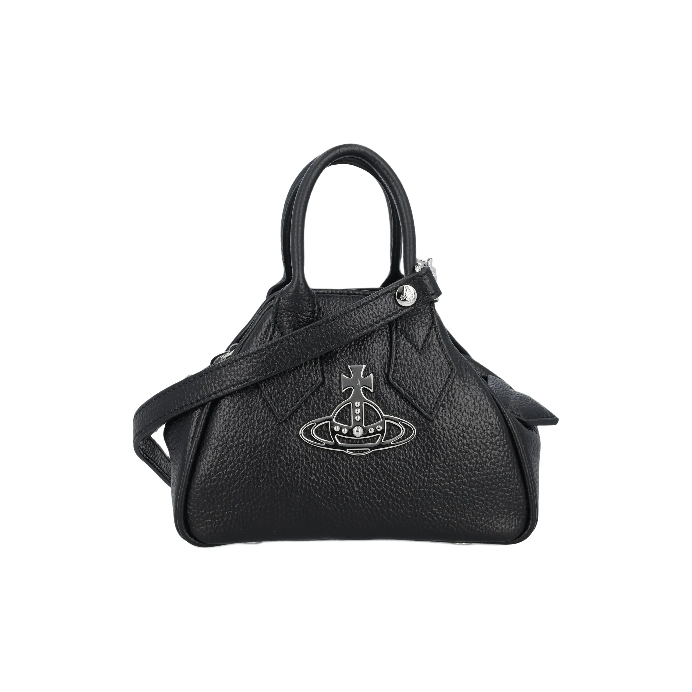 Vivienne Westwood Кожа Одно Плечо Сумка Мини Женская Черная