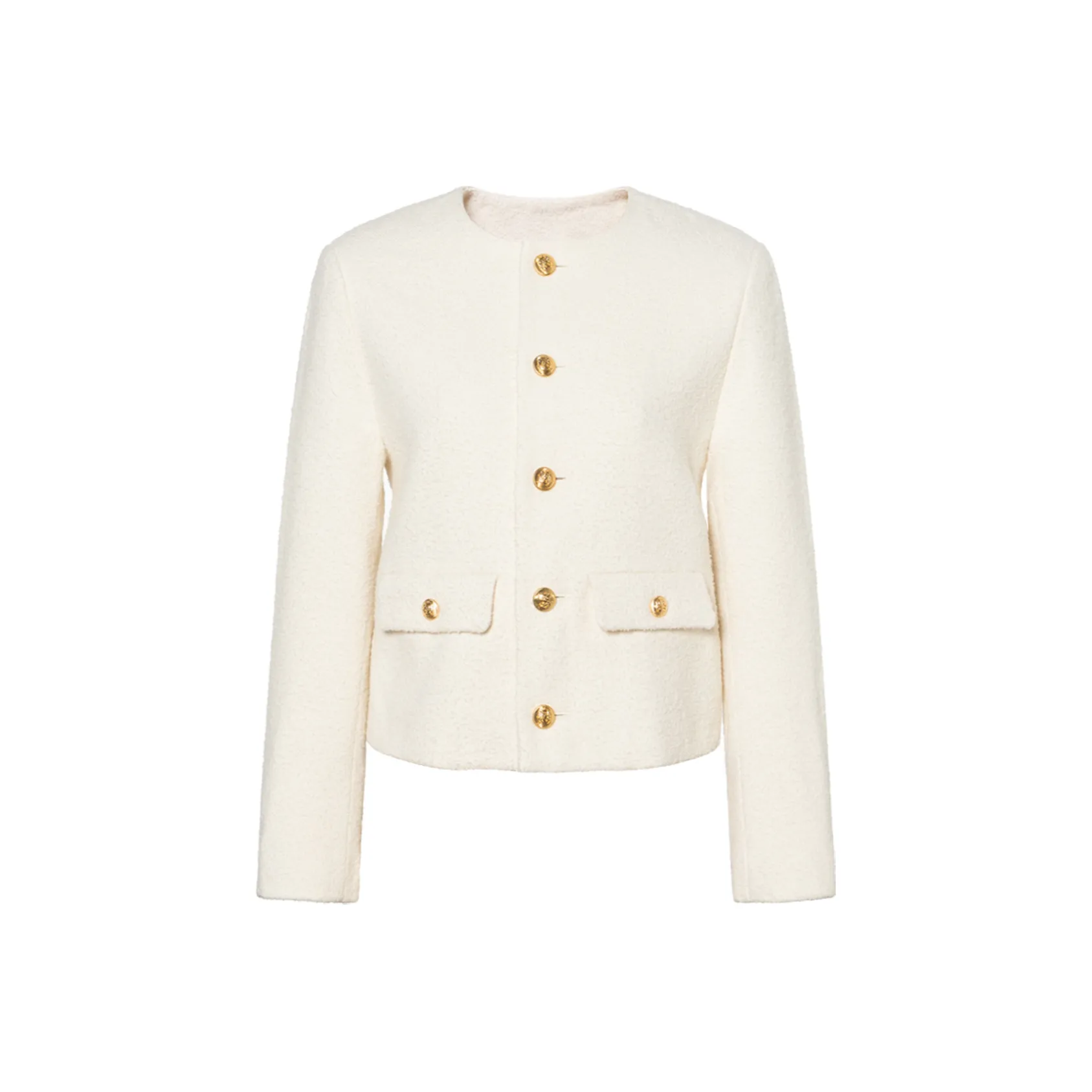CELINE Jacket Women's Chalk White