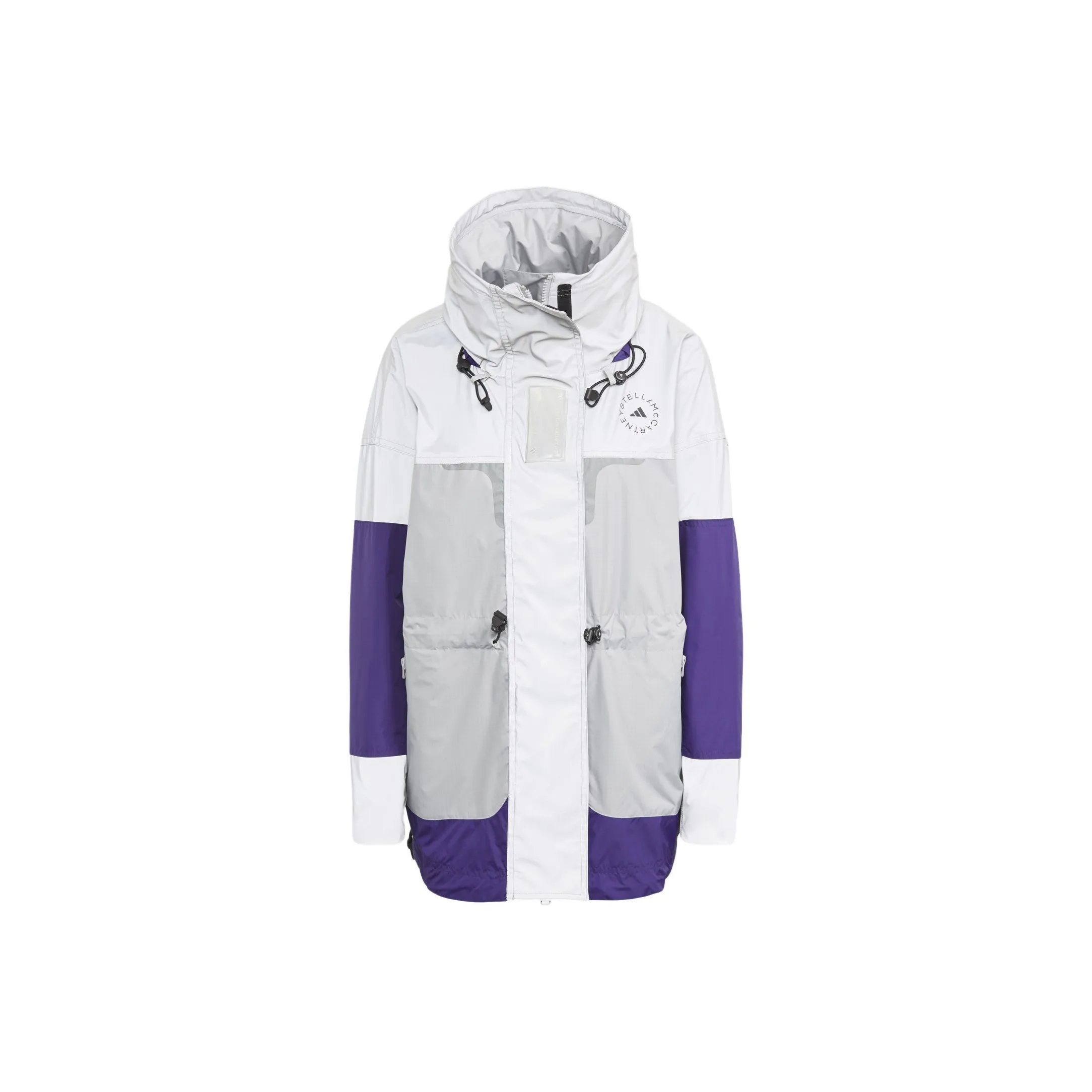 Adidas Stella Mc Куртки и Пальто Женские Темно-серый серебристый Светло-синий серый Колледж фиолетовый