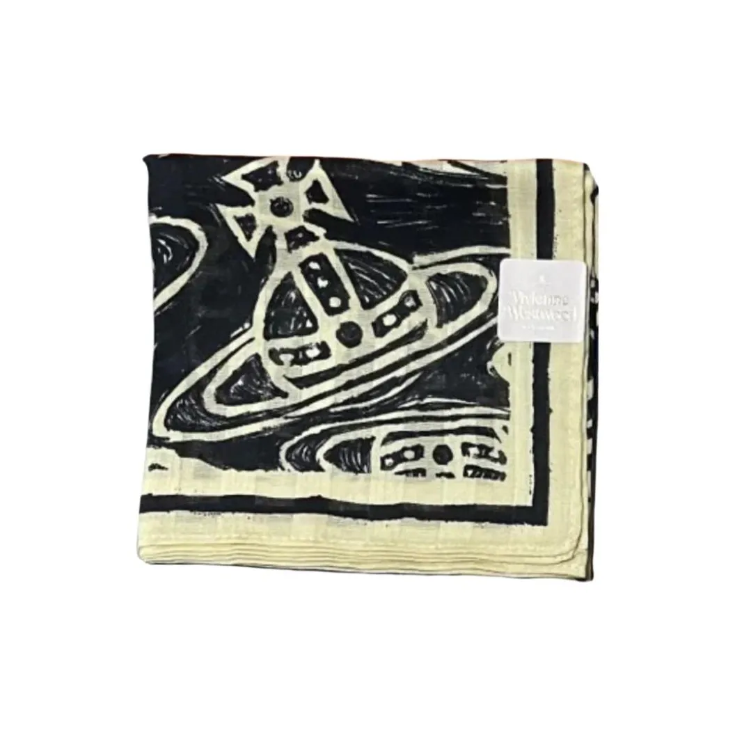 Vivienne Westwood Шелковые шарфы Унисекс Бежевый