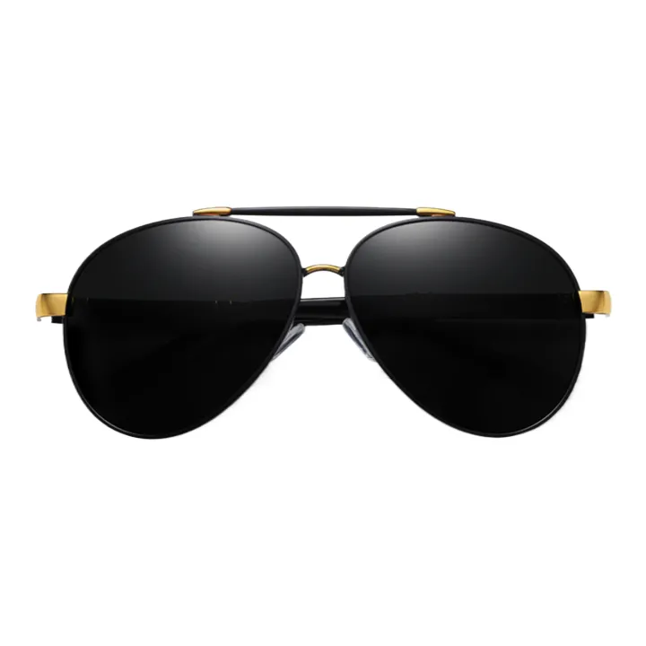 Thunder Pailong Сплав Aviator Солнцезащитные очки Мужские Черные Серебряные Золотые
