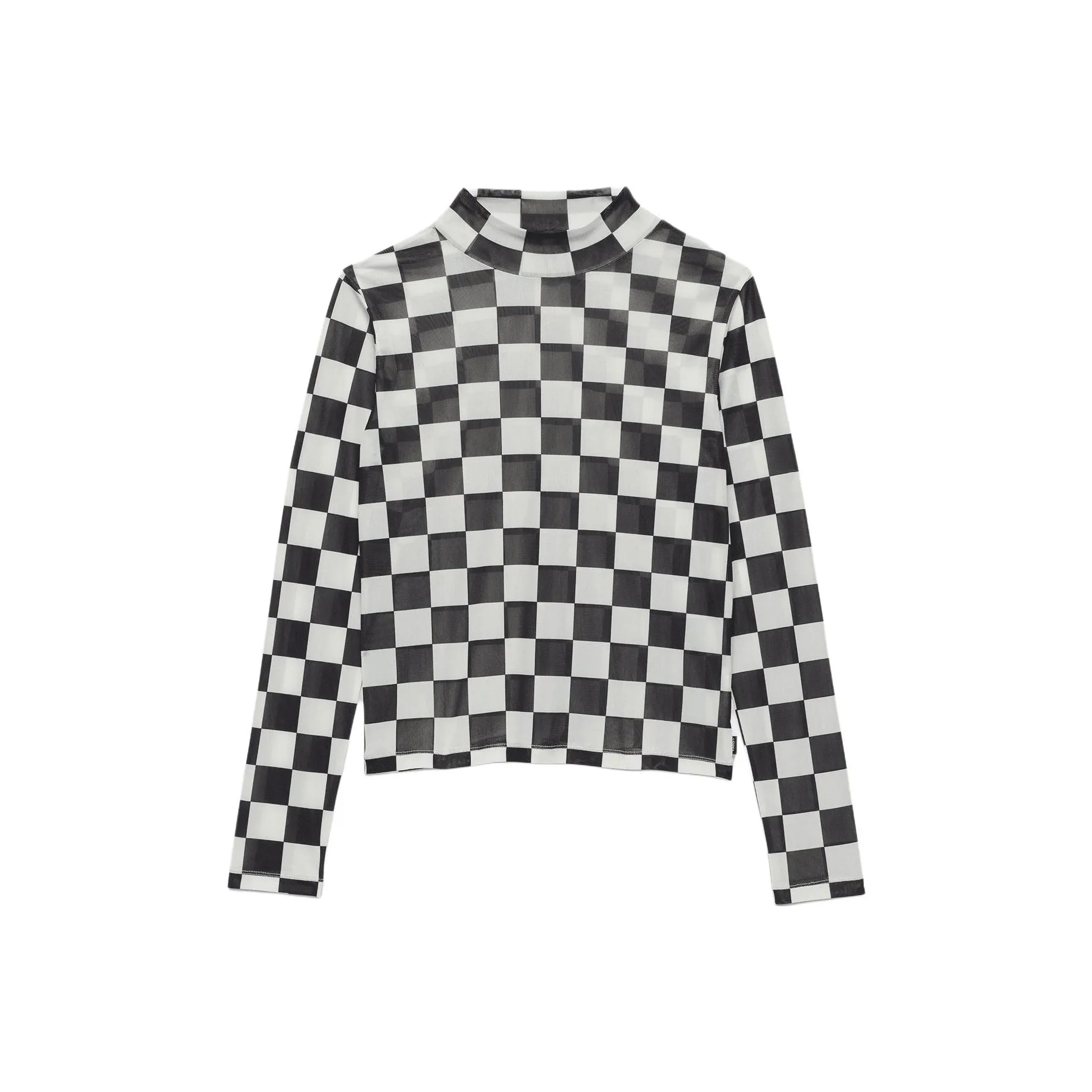 Vans Drop Shoulder Sleeve T Shirt Women's Black White