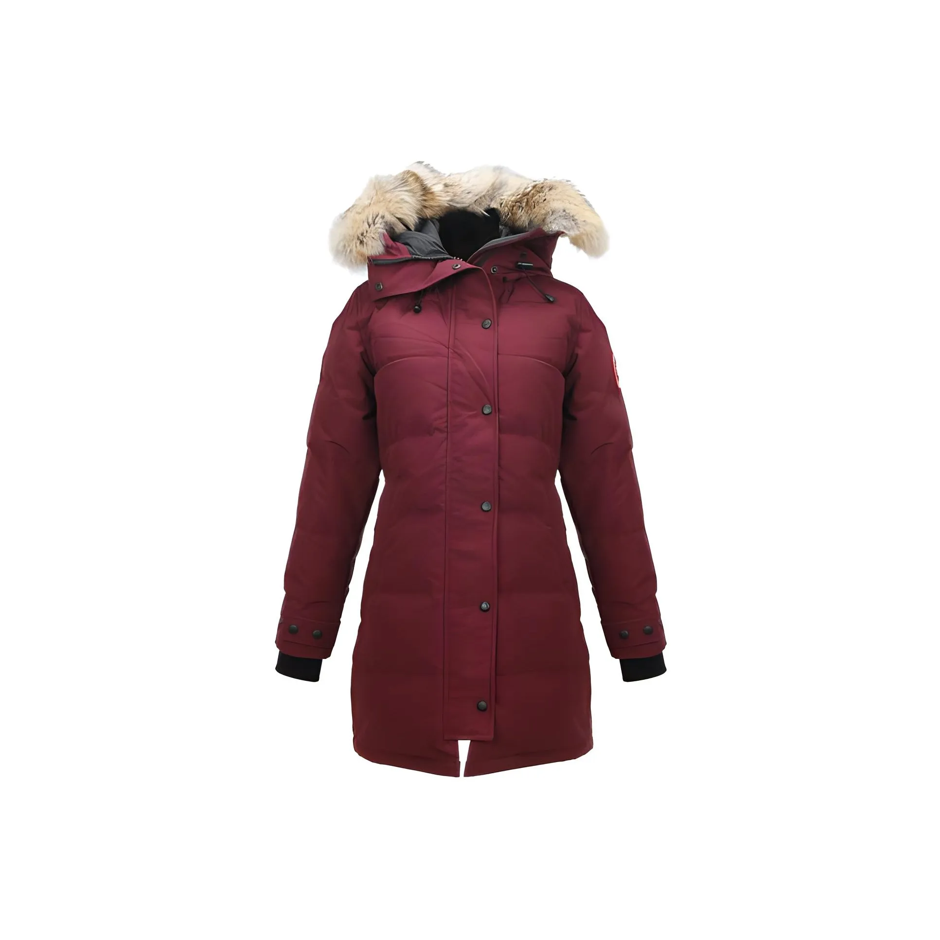 Canada Goose Down Jacket Women's Burgundy
