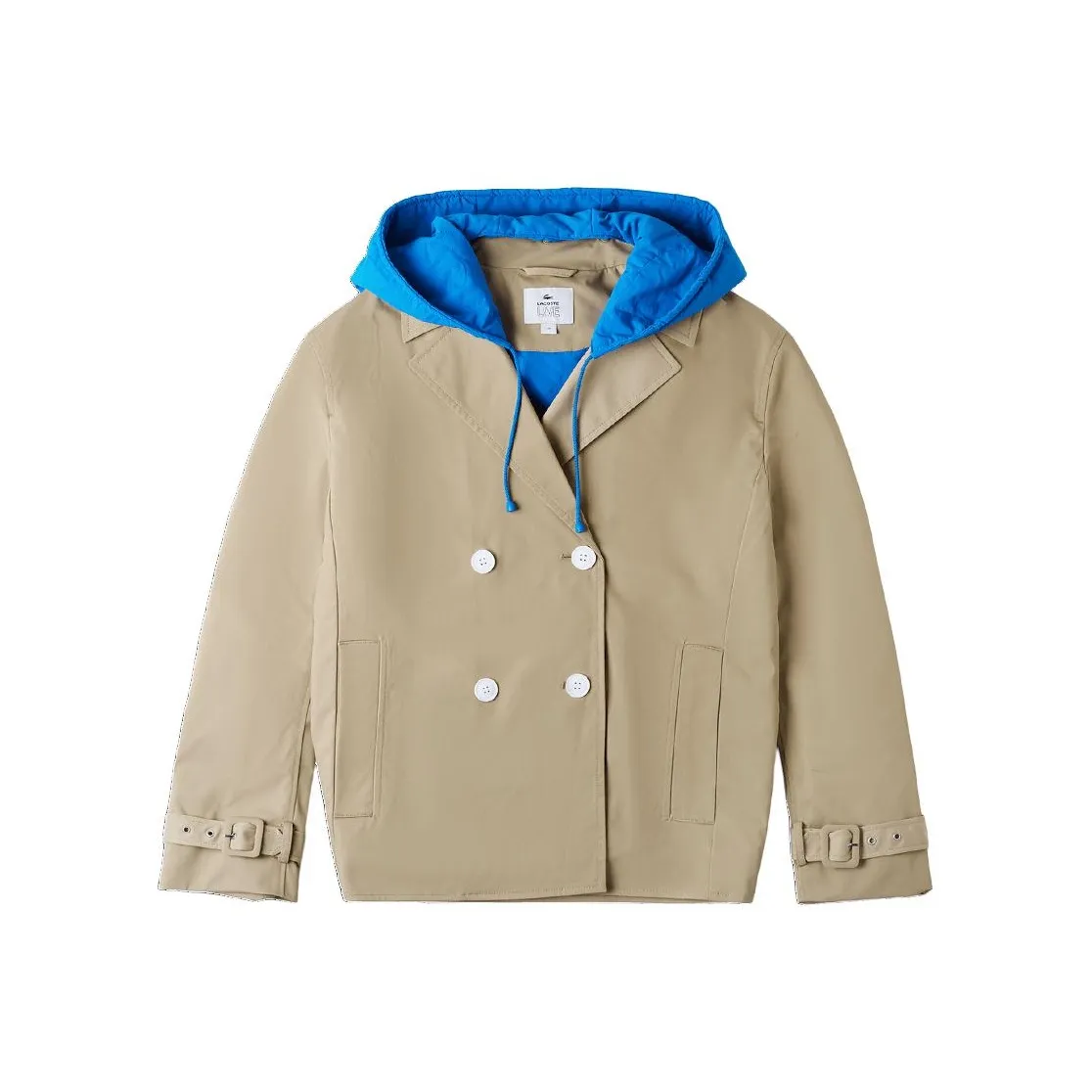 LACOSTE Куртки и Пальто Женские Хаки Синий