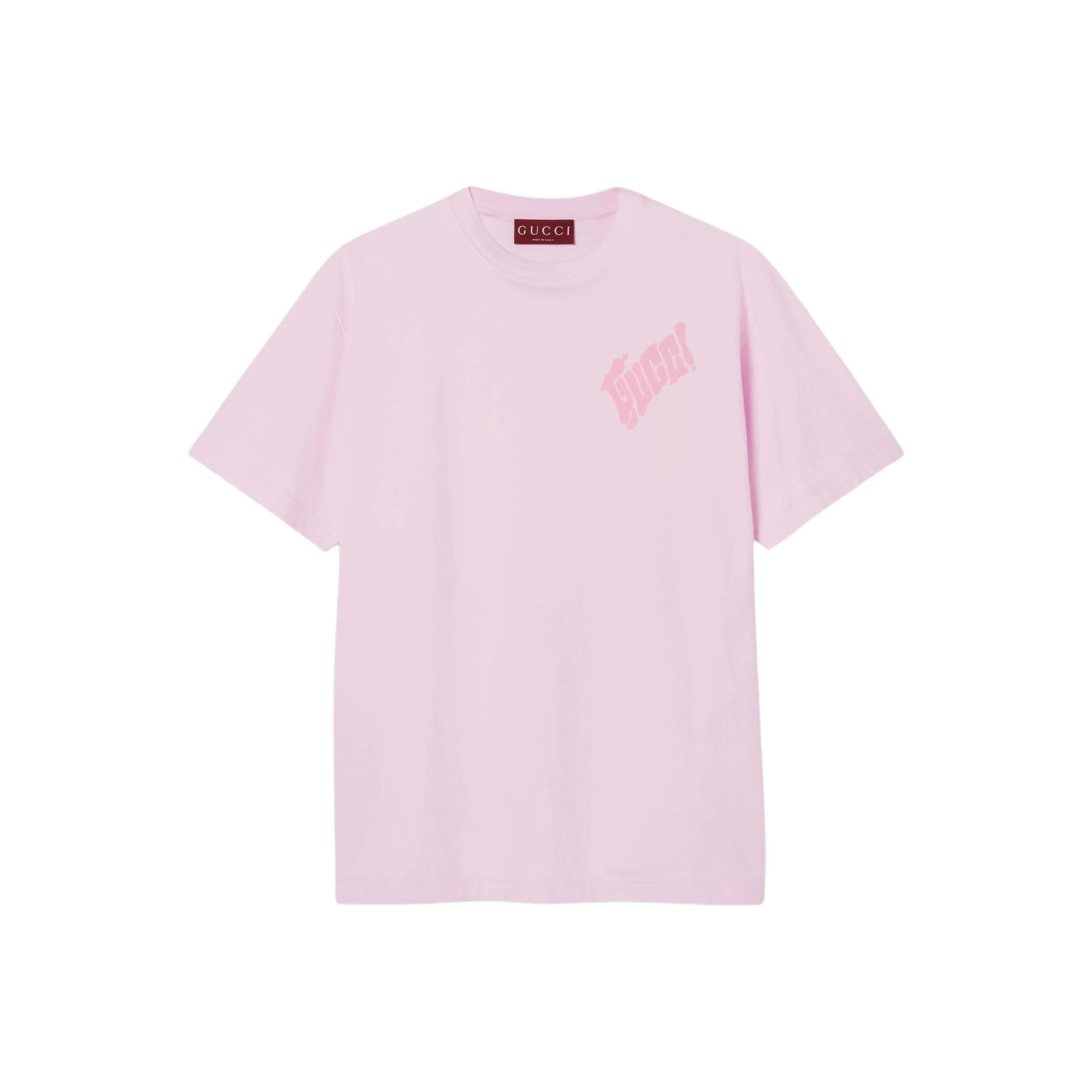GUCCI Cotton Jersey T shirt With GUCCI Logo