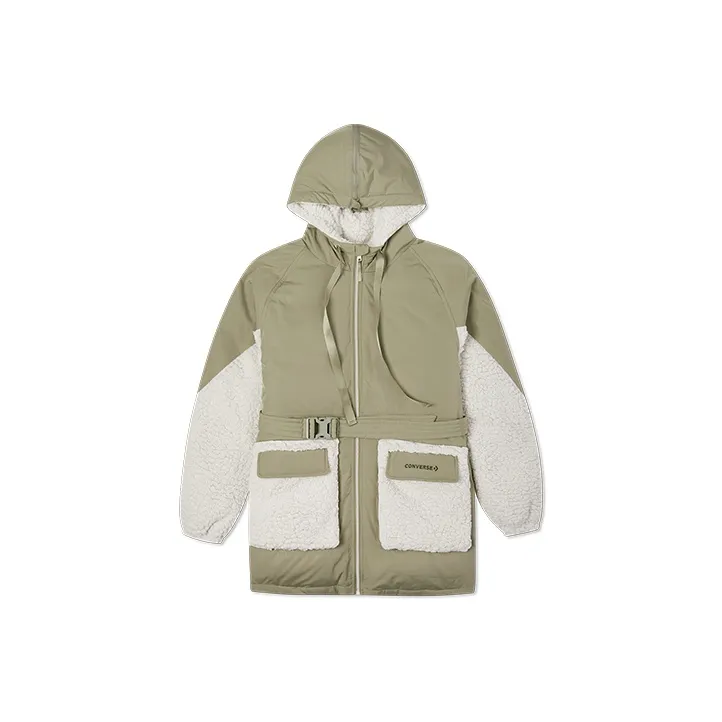 Конверс Светло-зеленая Женская Пуховая Куртка