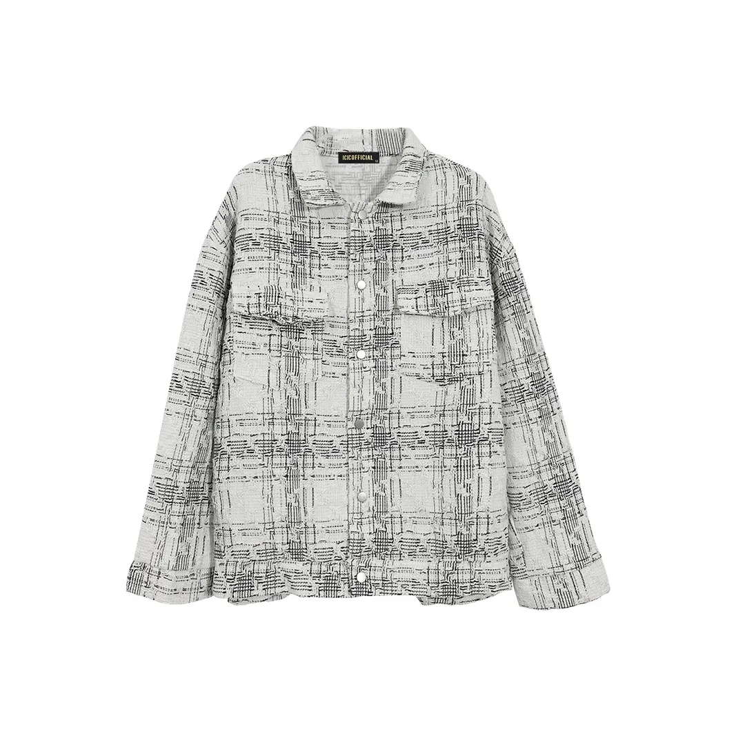 Icicofficial Серые Клетчатые Женские Рубашки