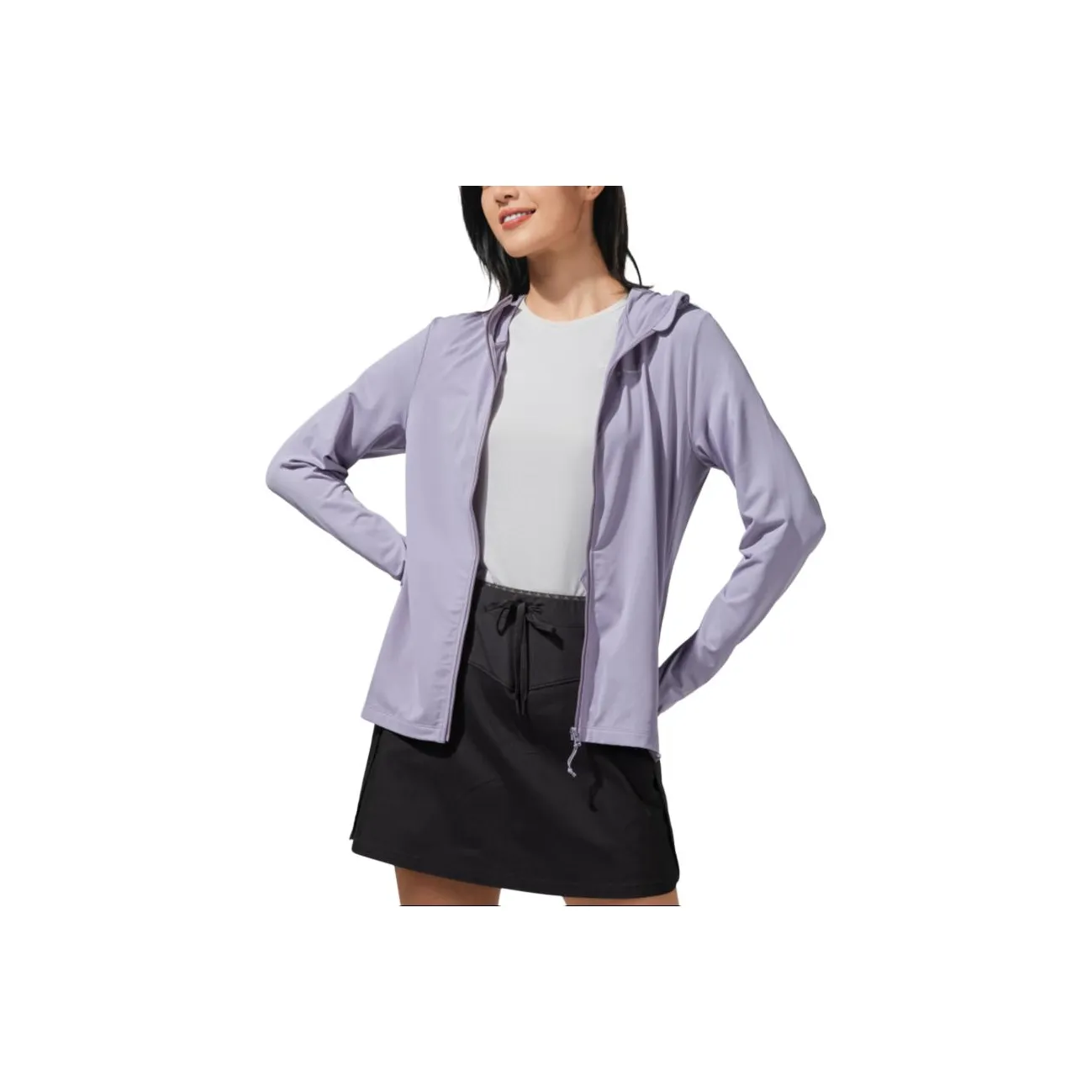 DECATHLON 500 Series QUECHUA KNIT Jackets Coats Women
s Purple