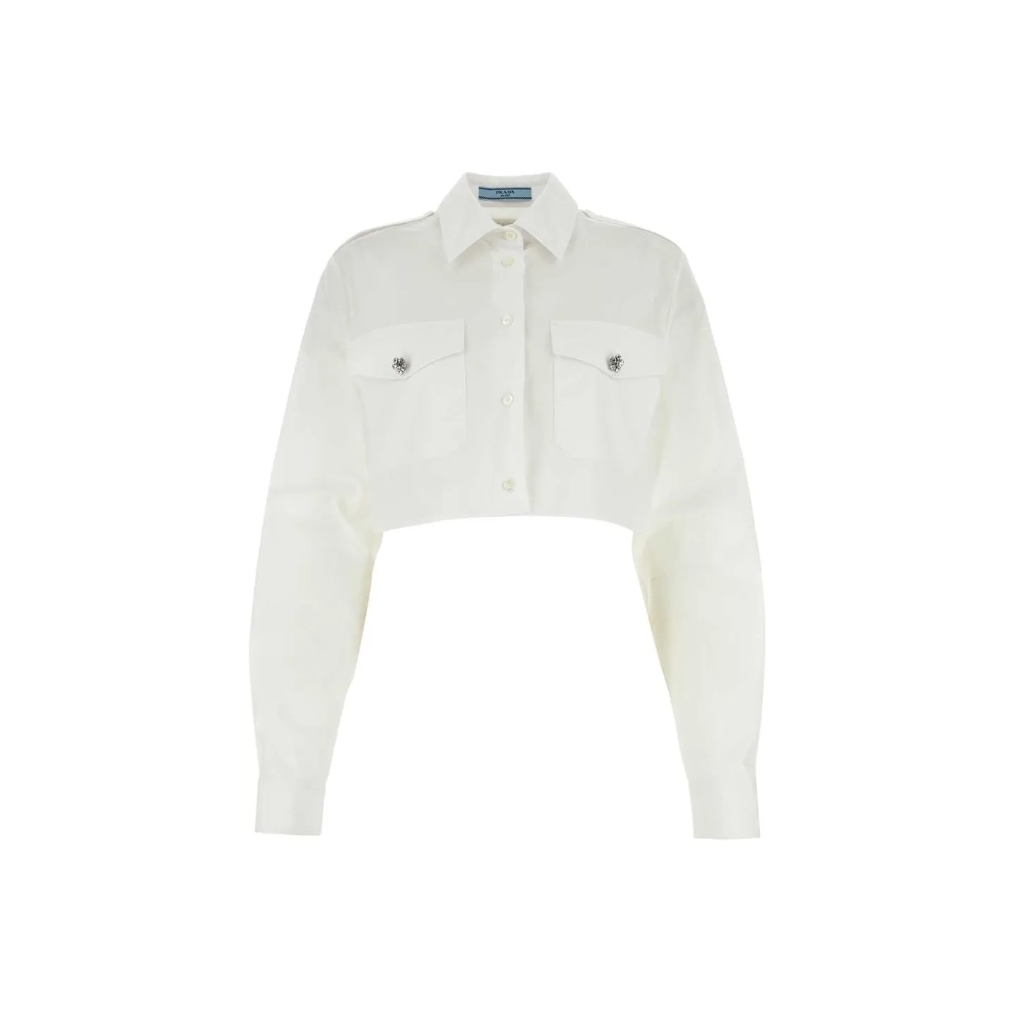 PRADA Button Up Cropped Shirt