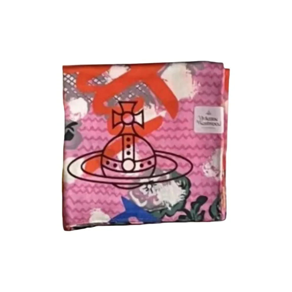 Vivienne Westwood Шелковые шарфы Унисекс Розовый