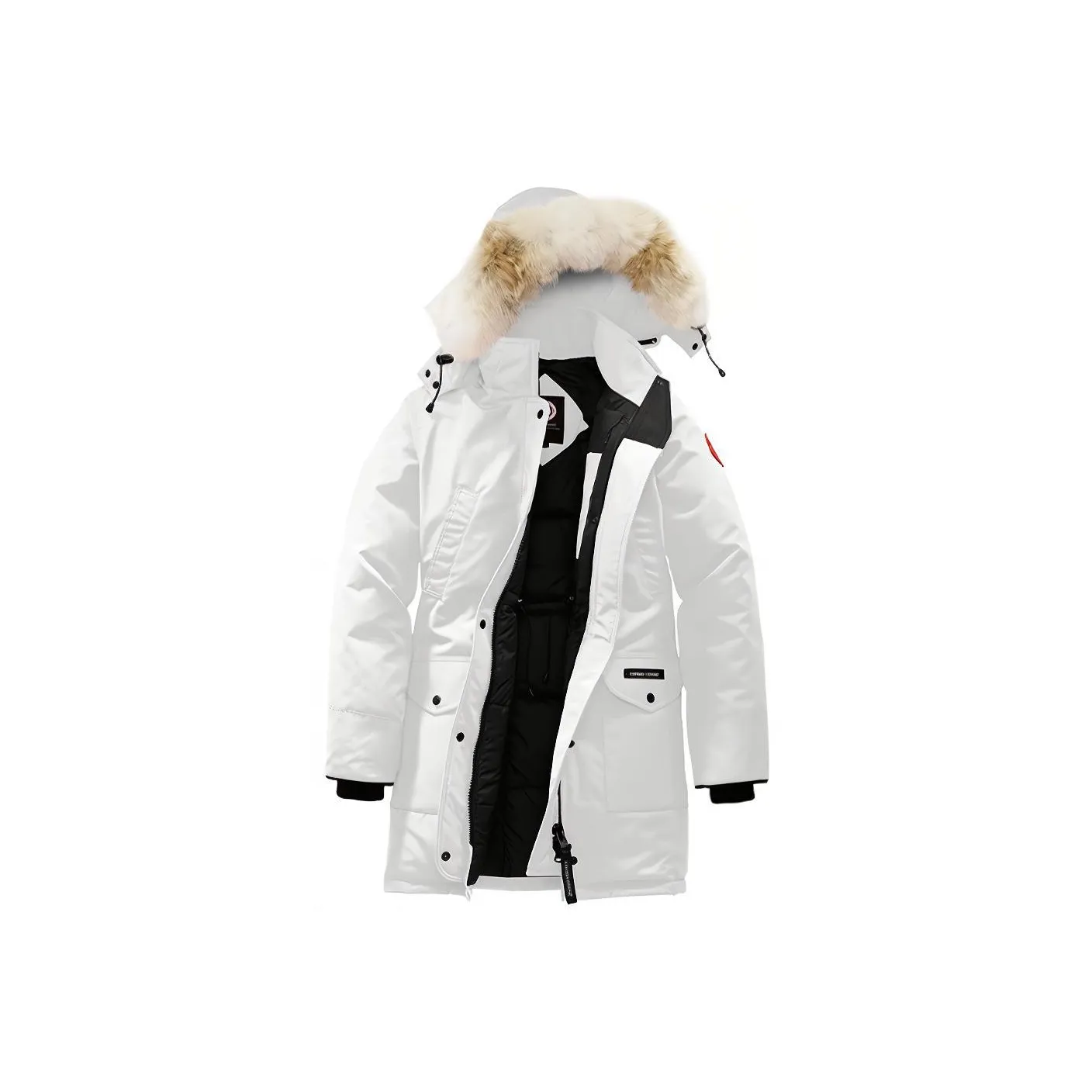 Canada Goose Women's Trillium Parka Heritage Jacket Classic Fit North Star White