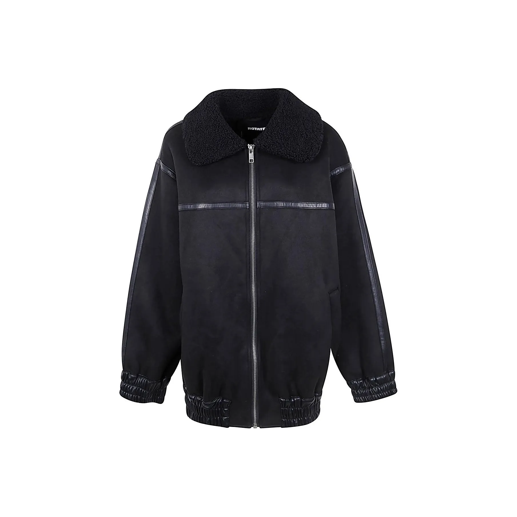 Rotate Birger Christensen Faux leather Bomber Jacket
