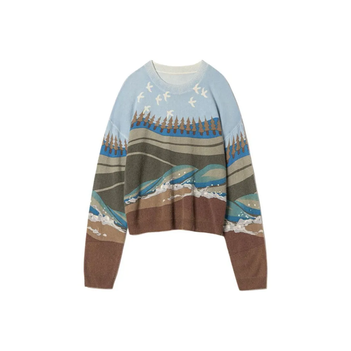 SNOWFORTE Кашемир Свитер Женский Полярный Белый