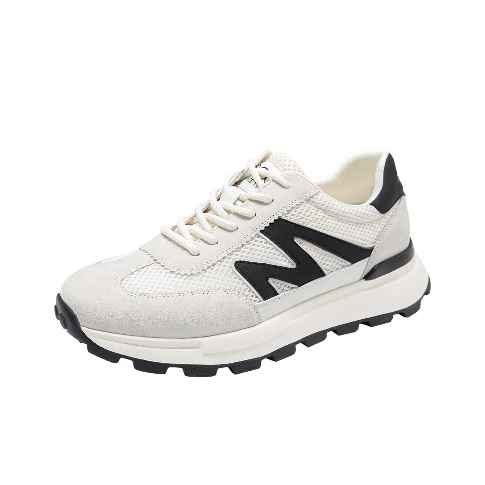 GOG Дышащий и Легкий Низкий Топ Летняя Спортивная Повседневная Обувь Мужская Белый Черный