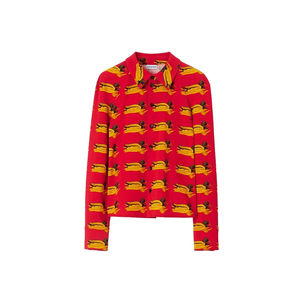 Burberry Red Women's Shirts Бургони Красный Женские Рубашки