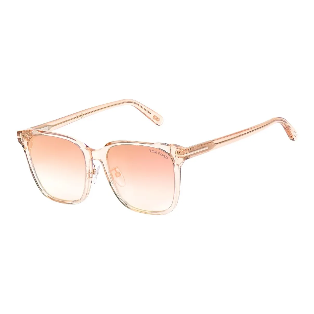 TF Квадратные Солнцезащитные Очки Унисекс Розовые